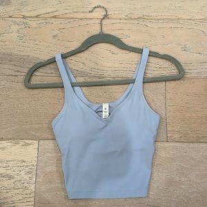 LULULEMON SIZE 2 LIGHT BLUE ALIGN TANK (NEVER WORN)!!